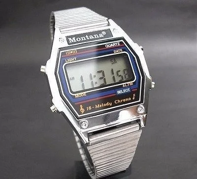 Montana watch...90s - Clock, Montana, 90th, Wrist Watch