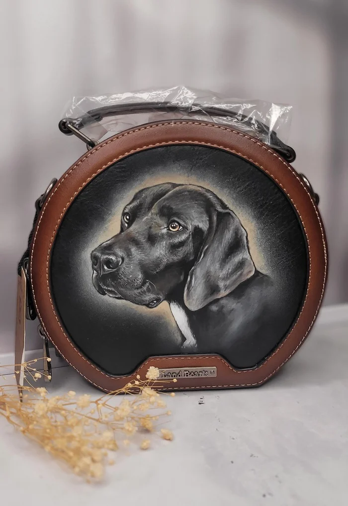 Handbag with a dog - My, Weimaraner, Сумка, Dog