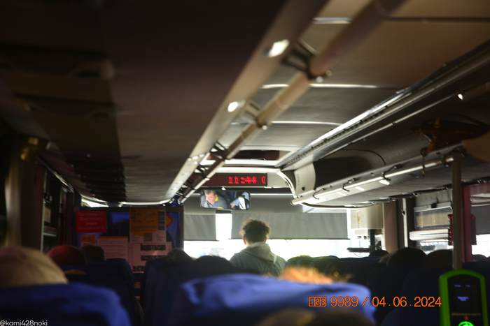 В салоне автобуса маршрута 388к