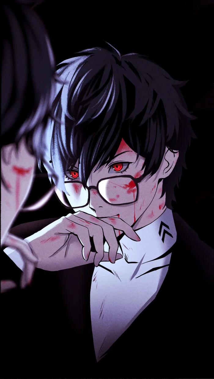 Joker - Anime art, Anime, Games, Persona, Persona 5, Ren Amamiya, Nawki (Matsuo95)