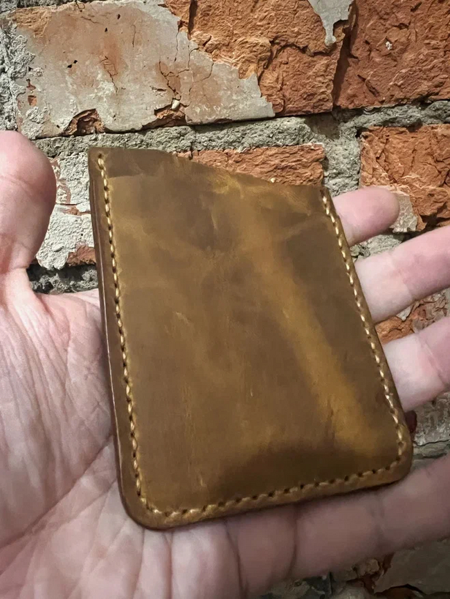 Another cardholder from crazy - My, Natural leather, Accessories, Leather products, Needlework without process, Hobby, Friday tag is mine, Leather, Handmade, Longpost