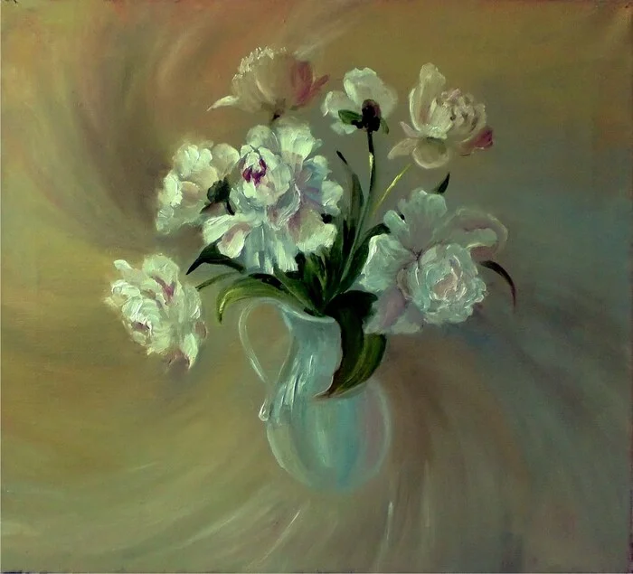 Bouquet - My, Artist, Oil painting, Canvas, Author's painting, Butter, Flowers