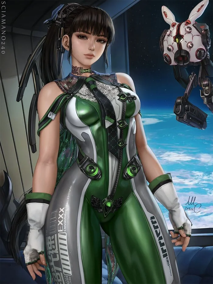 Eve - Sciamano240, Art, Anime, Anime art, Stellar Blade, Eve (Stellar Blade)