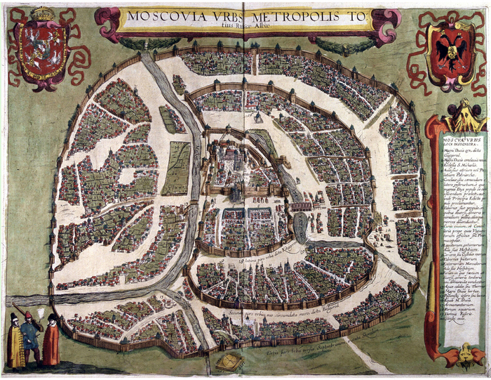 План Москвы (1618г)
