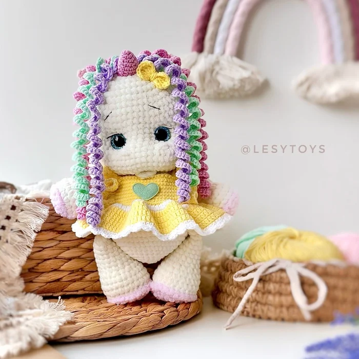 Unicorn amigurumi. Crochet toy pattern - My, Scheme, Master Class, Toys, Amigurumi, Knitting, Hobby, Crochet, Knitted toys, Needlework, Plush Toys, Unicorn, With your own hands, Soft toy, Needlework without process