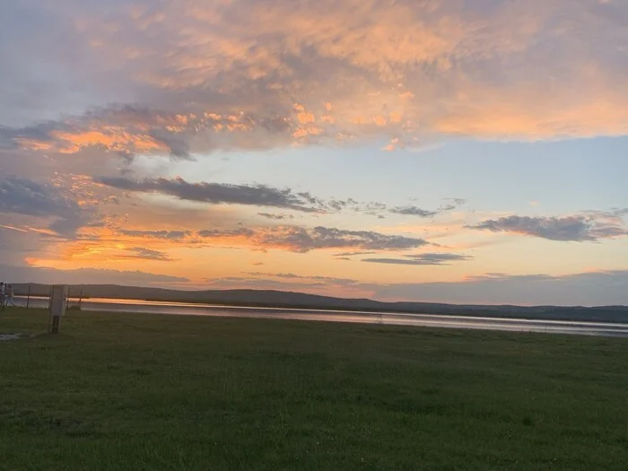 Sunset - Lake, Hungary, Sunset, Landscape, The photo