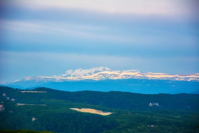 And beyond the mountains there are mountains... - My, The photo, Nikon, Nature, Landscape, The mountains, Snow, Republic of Adygea