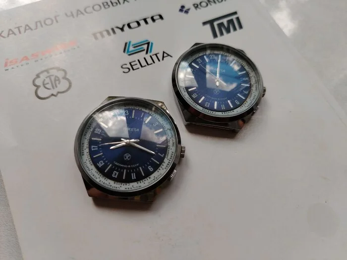 Twins! - My, Workshop, Master, Clock, Hobby, Novodel, Wrist Watch, Made in USSR, How is it done, Craftsmanship, Work from home, The photo, Restoration, Longpost
