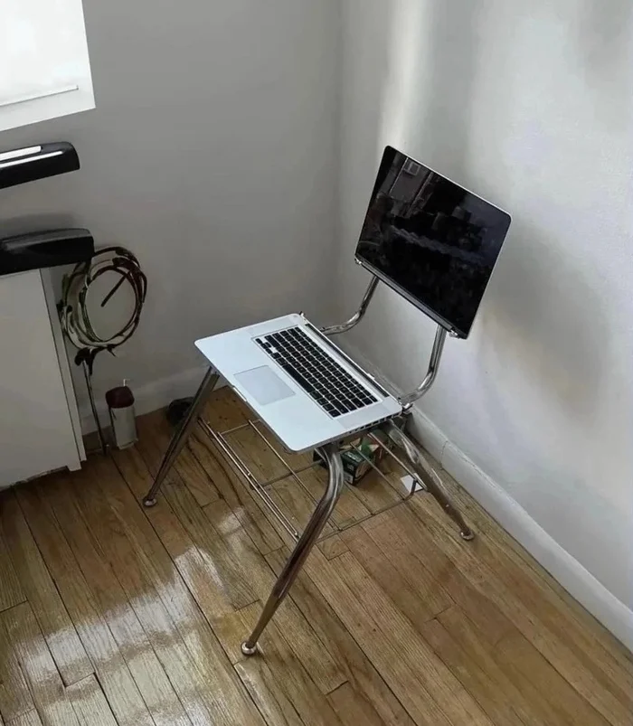 Monoblock - Images, Humor, Macbook, Chair, It seemed, Expectation and reality, Notebook