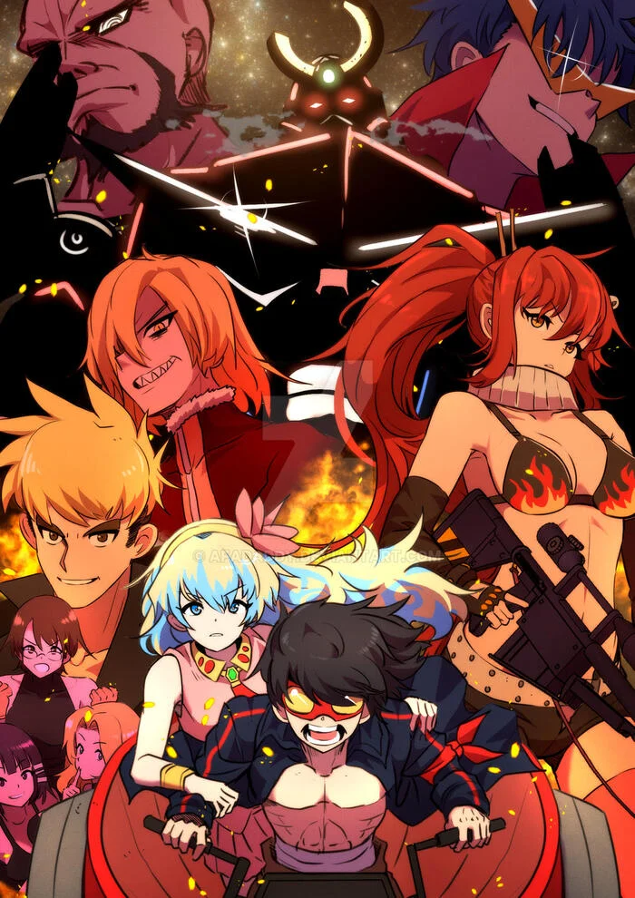 Gainax thanks for Gurren Lagann - Anime, Gurren lagann, news, Gainax, Bankruptcy