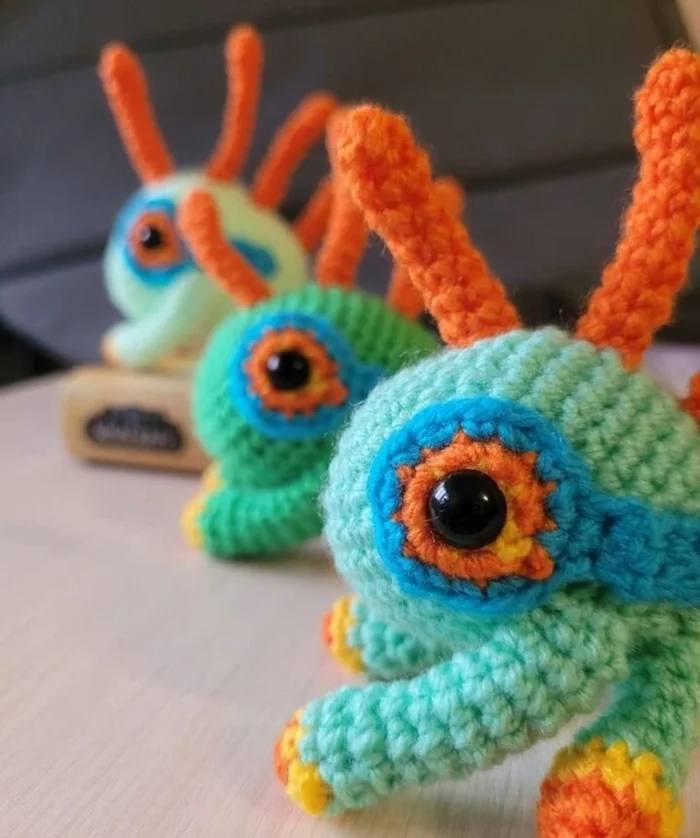 Come on, hurry up... - My, World of warcraft, Warcraft, Blizzard, Shadowheart, Overwatch, Amigurumi, Crochet, Handmade, Knitted toys, Knitting, Needlework without process, Author's toy, Keychain, Plush Toys, Soft toy, Longpost