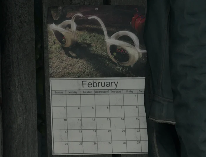 Finns know a lot about art (Alan Wake 2) - My, Alan Wake 2, Swans, The calendar, Video game