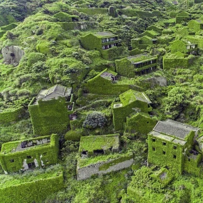 Abandoned fishing village of Houtouwan - Abandoned, Travels, China, Abandoned villages