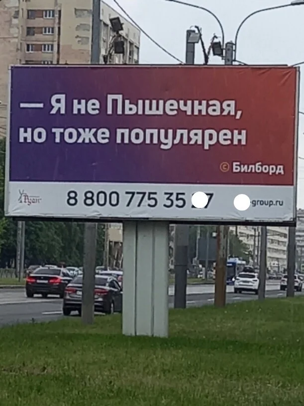 And I’m not a gastronomy, but I’m good looking - Saint Petersburg, The gods of marketing, Creative advertising, Advertising, Billboard