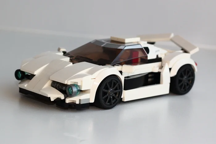 White and fast - My, Lego, Scale model, Constructor, Collecting, Technics, Longpost