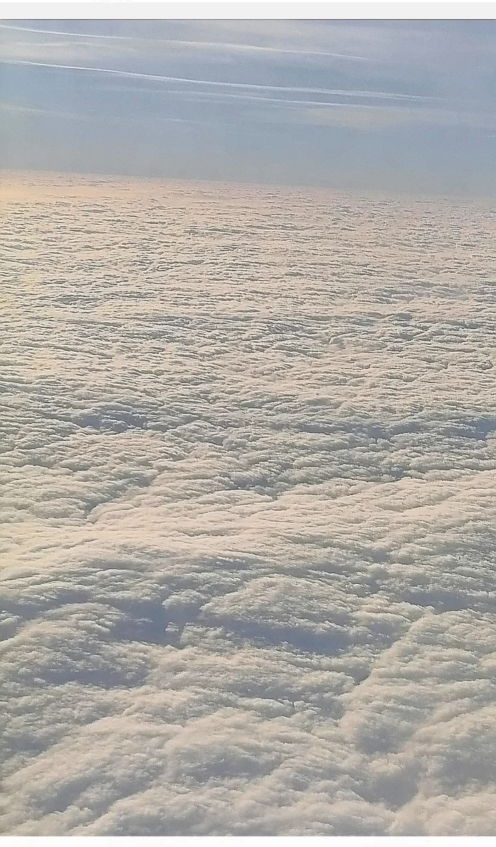 ..above the clouds... - My, Mobile photography, Nature, Sky, Clouds