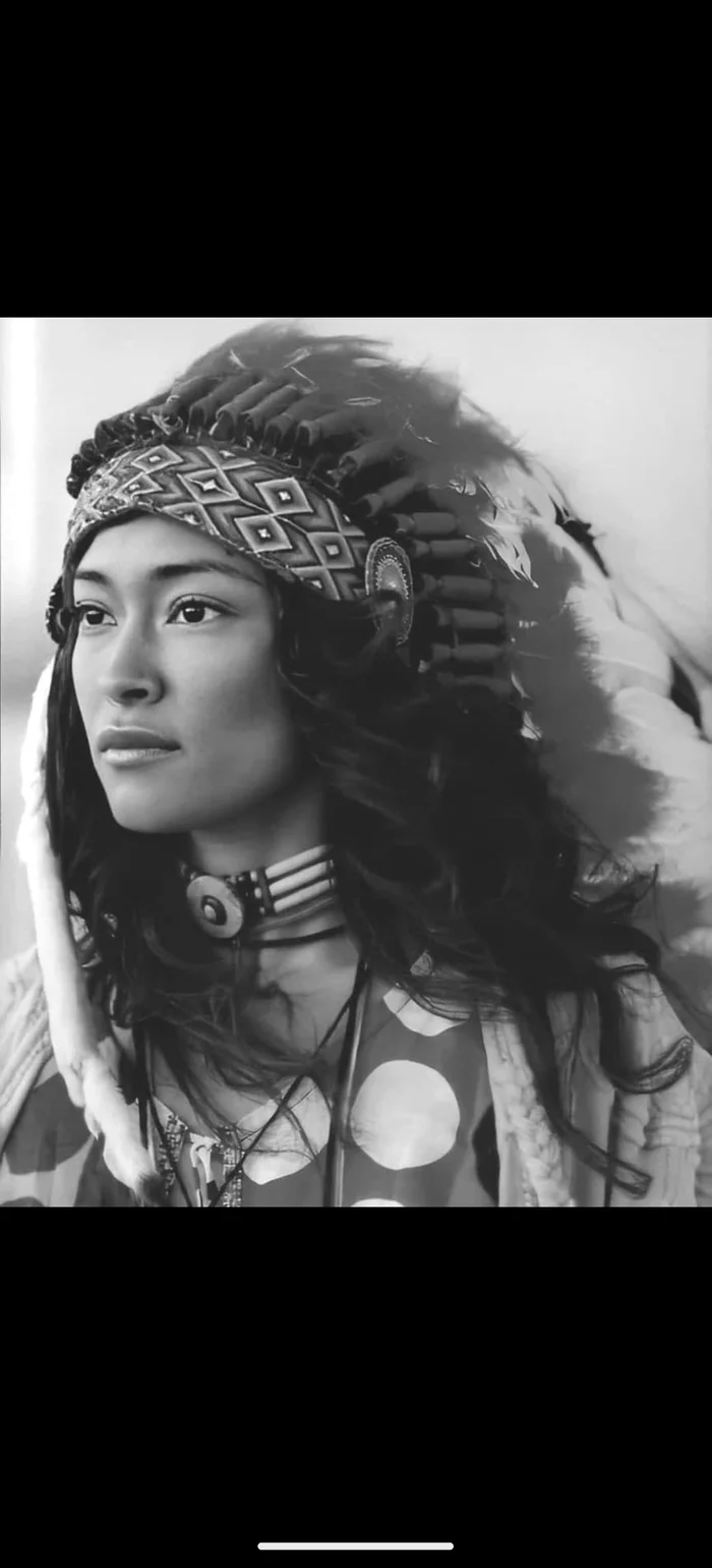 Native American - Indians, The photo, Black and white photo, beauty, Natural beauty, Girls, Sight, Longpost