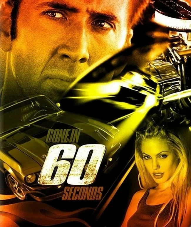 On June 9, 2000, the film “Gone in 60 Seconds” was released in America. - Боевики, Hollywood, Movies, Nicolas Cage, Gone in 60 Seconds, Angelina Jolie, Video, Video VK, Longpost