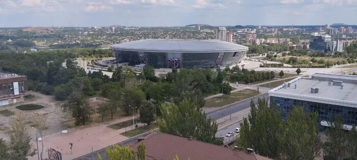 Native Donetsk - The photo, Russia, Donbass Arena, Donbass, Homeland, Donetsk, DPR, House, My