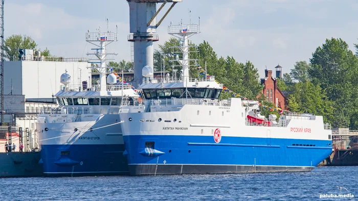 In St. Petersburg, the flags “Captain Egorov” and “Captain Manzholin” were raised. “Captain Firsov” was launched in Karelia - news, Russia, Shipbuilding, Saint Petersburg, Карелия, Petrozavodsk, Krabolovy, Nizhny Novgorod Region, launching, Telegram (link), Longpost