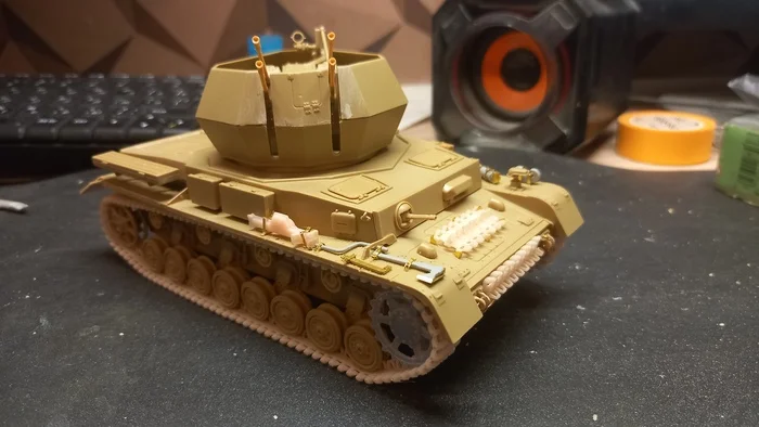 Wirbelwind from academy 1/35 - My, Modeling, Stand modeling, Armored vehicles, Hobby, Longpost