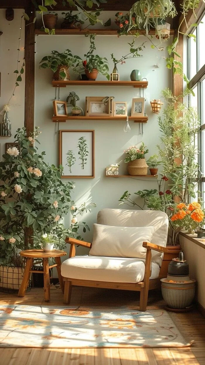 Simple painting and creating a cozy space - My, Interior, Painting, Paints, Decor, Needlework, Interior Design, Idea, Cosiness, Longpost