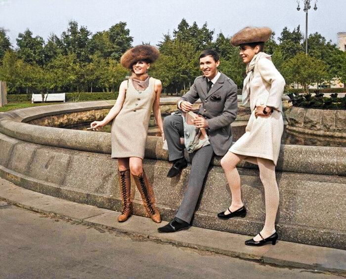 Жизнь Советской Москвы в 60-е годы. 20 раскрашенных фотографий Колоризация, Старое фото, Историческое фото, Фотография, Москва, СССР, Детство в СССР, 60-е, История города, Длиннопост