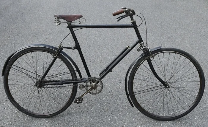 Bicycle (dual suspension) 1922 - A bike, Unusual, Technologies, Rarity, Mechanism, Inventions, Longpost