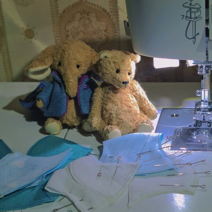 Night activity - My, Author's toy, Needlework, Teddy bear, Needlework without process, Hobby, Presents, Souvenirs