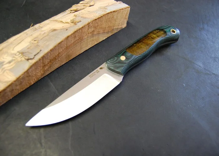 Knife with moss in the handle - My, Knife, With your own hands, Handmade, Needlework without process, Needlework, Longpost