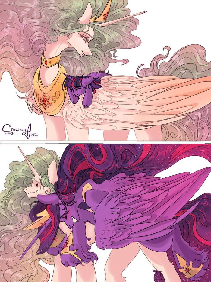  My Little Pony, Twilight Sparkle, Princess Celestia