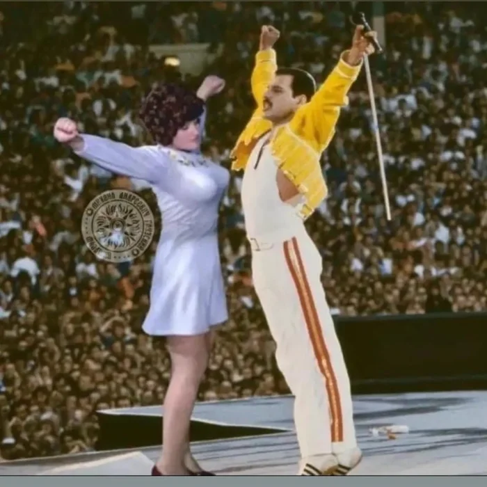 This is an energetic dance! - Afonya (film), Humor, Freddie Mercury, Dancing, Photoshop