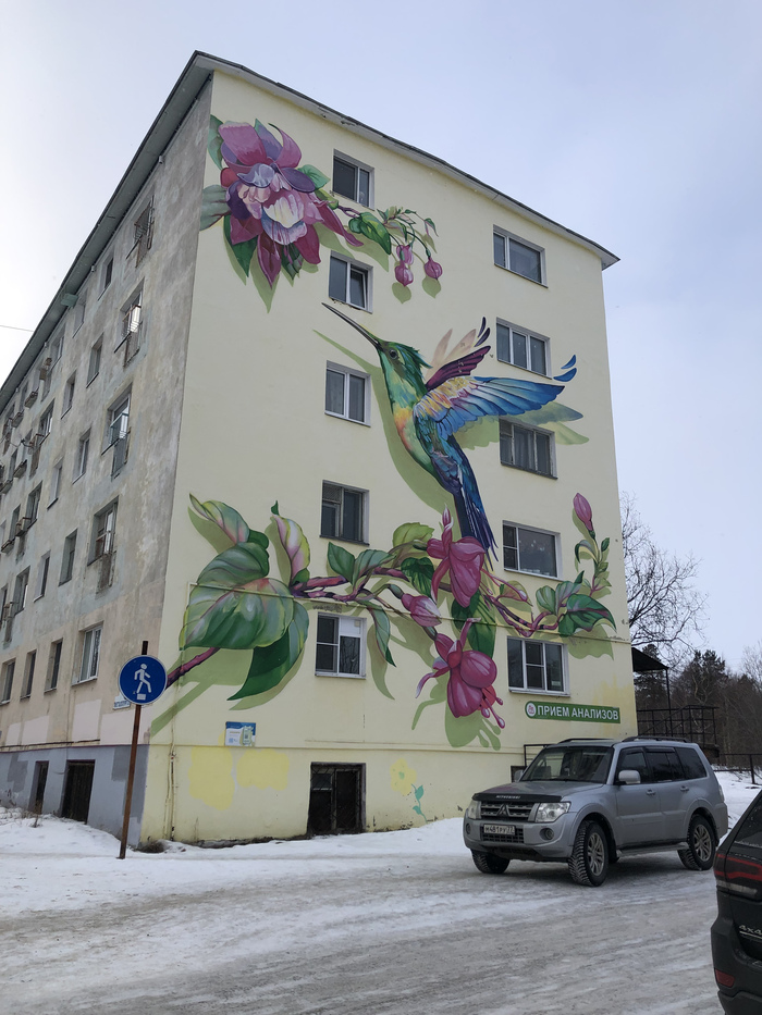 Граффити и муралы Мончегорска