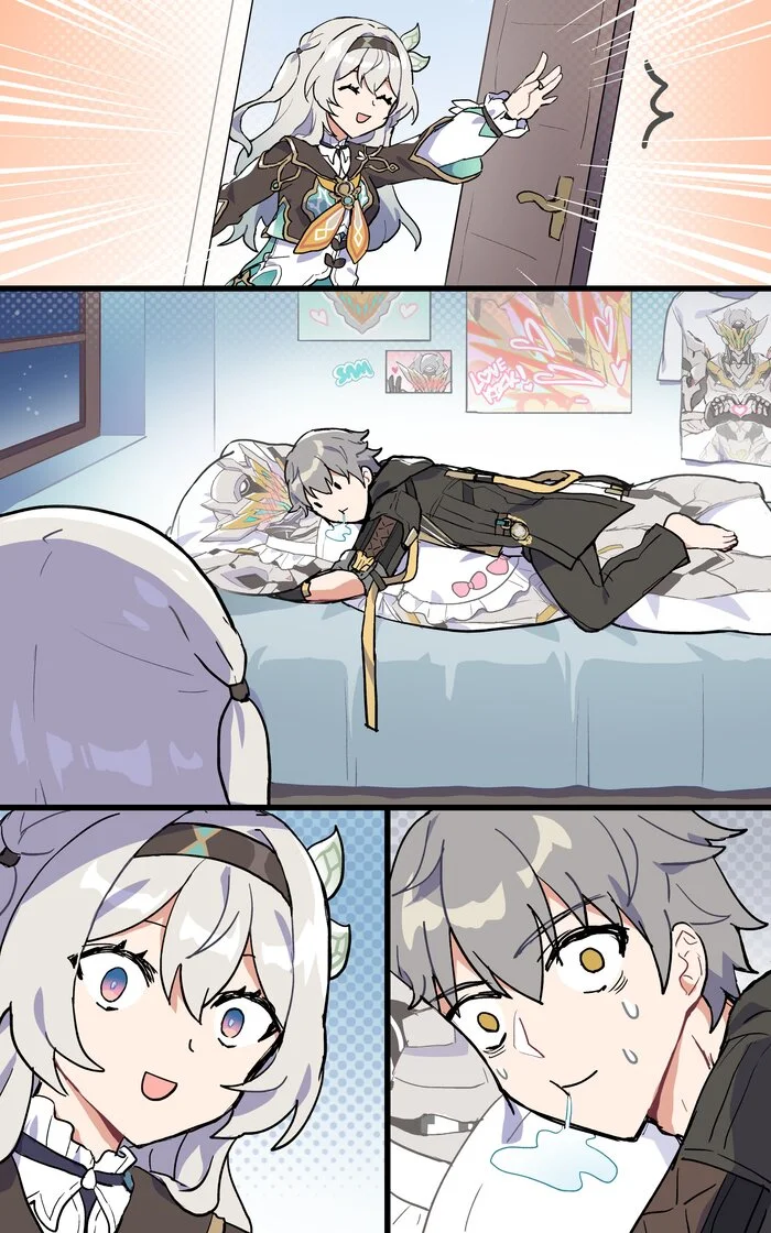 Are Ya Winning, Caelus? - Honkai: Star Rail, Games, Comics, Anime, Firefly (Honkai: Star Rail), Caelus (Honkai: Star Rail), Dakimakura, Are ya winning son?