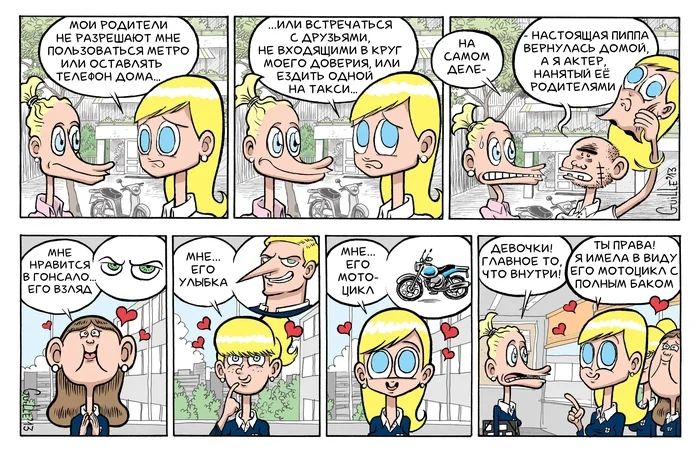 Rich girl from Barcelona 1 - 2 - My, Translated by myself, Comics, Humor, Girls, Guille