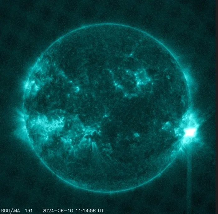 Вспышка на Солнце класса Х1.55 - Моё, Солнце, Вспышка, Выброс, Космос, Магнитная буря, Длиннопост