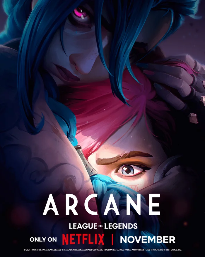 Arcane Season 2 Teaser - Serials, Foreign serials, Netflix, Arcane, League of legends, Video, Youtube, Teaser, Poster