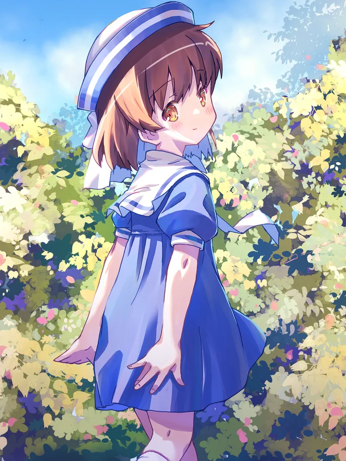 Ushio - Anime, Anime art, Clannad, Okazaki Ushio, Visual arts key, Loli