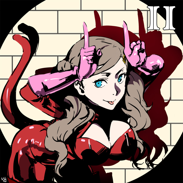 Persona 5 Club3, , , Anime Art, Persona, Persona 5, Ann Takamaki, Niijima Makoto, Sakura Futaba, 