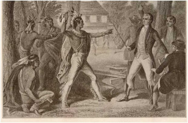 Текумсе проклинает Харрисона