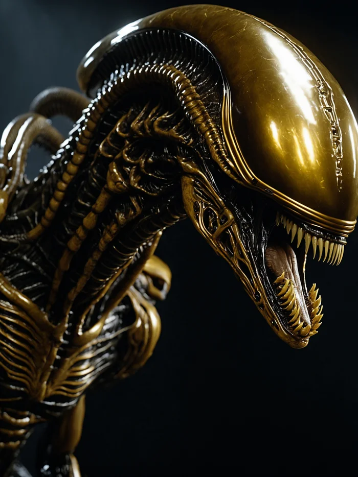 Aliens, new art - Neural network art, Stranger, Xenomorph, Longpost