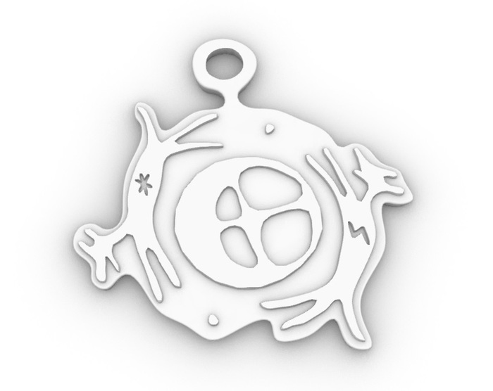 3d модель к кулону Хати и Сколль