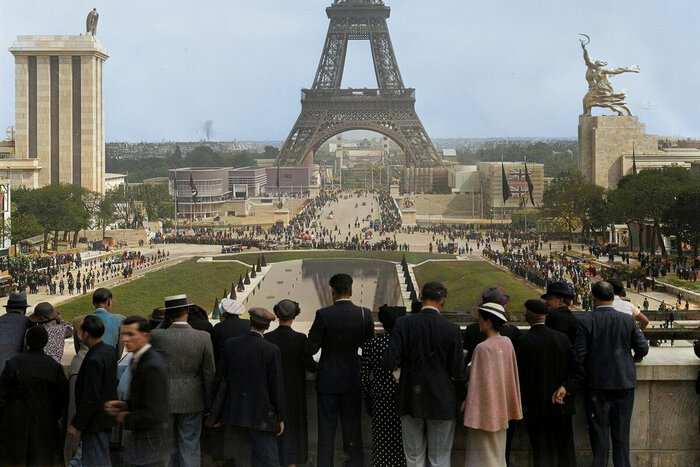 Осколки истории : Интересные и редкие ретро-фотографии Европы. 20 раскрашенных фотографий ХХ века. Часть III Колоризация, Старое фото, Историческое фото, Фотография, Европа, 20 век, 19 век, Норвегия, Франция, Дания, Великобритания, Германия, Длиннопост