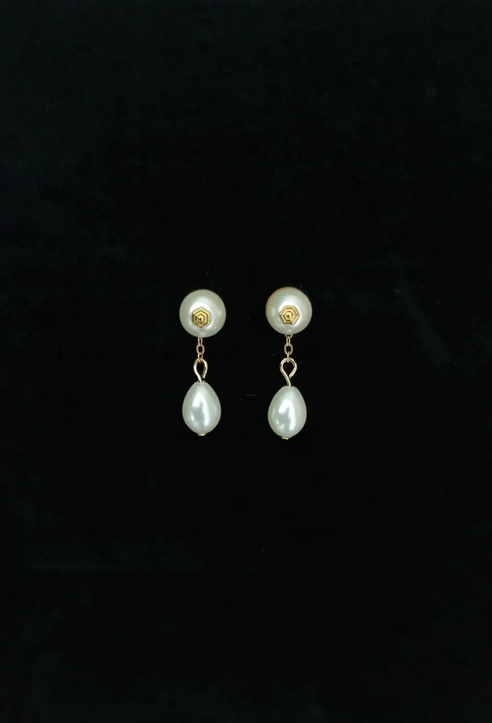 Transformable earrings Antique - My, Earrings, Decoration, Handmade, With your own hands, Pearl, Glass, Bijouterie, Creation, Needlework without process, Longpost