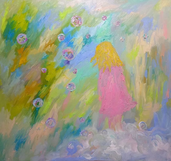 Birth. Painting. Margarita Makarova - My, Art, Painting, Modern Art, Painting, Traditional art, Oil painting, Birth Life Death