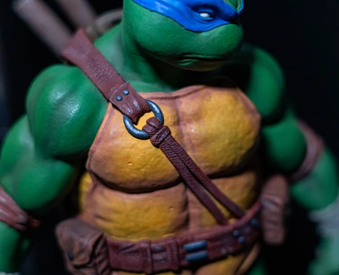 Teenage Mutant Ninja Turtle Leonardo - 3D печать, Painting, Leonardo TMNT, Painting miniatures, 3D modeling, Painting, Craft, VKontakte (link), Longpost