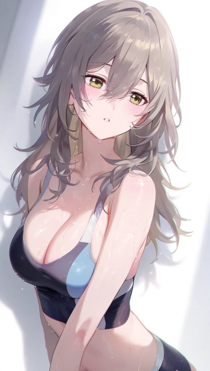 Stelle - Anime art, Anime, Stelle (Honkai: Star Rail), Honkai: Star Rail, Swimsuit, Monthmio