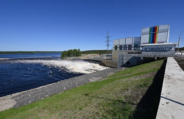 A hydroelectric power station was launched in Karelia for 11.8 billion rubles. It took 8 years to build. Power 49.8 MW. The first joint BRICS project in Russia - news, Sdelanounas ru, Russia, Карелия, Hydroelectric power station, Building, Energy (energy production), Brix, Video, Video VK, VKontakte (link), Longpost, Politics