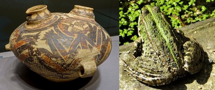 (Слева)Неолитическая Культура Мацзяяо(III тыс. до н.э.)