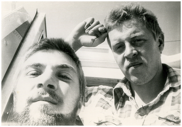 Селфи с Андрюхой на пароходе. Ноздри прилагаются )))